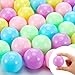Sosation 150 Pcs 177 Inch Gumball Vending Machine Capsules Empty Round Plastic Containers for Prizes Party Favors Pastel Color - Image 2
