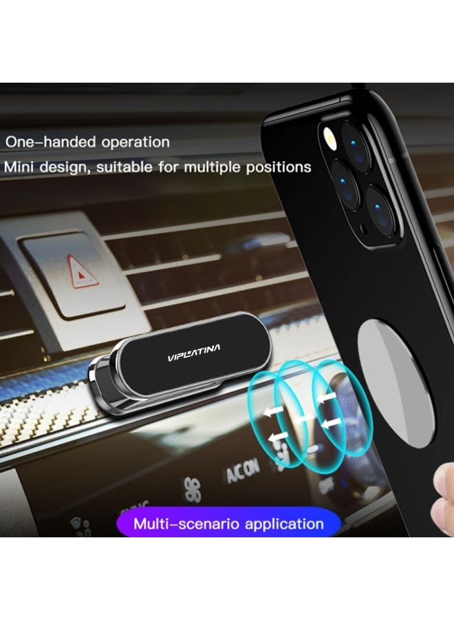 VIPLATINA 360° Rotating Magnetic Car Phone Holder – Zinc Alloy Dashboard Mount, Strong Magnets, Anti-Slip, One-Hand Operation, Universal Smartphone Compatibility - Image 5