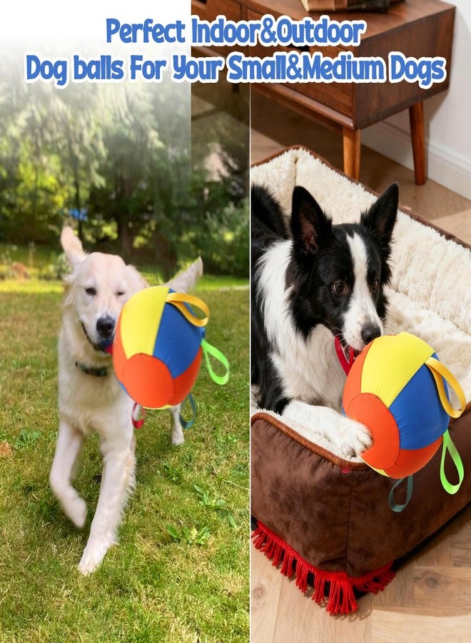 AIERSA Herding Ball for Dogs,9.85 in Tug of War Dog Toy with Handles for Outdoor Play,Dog Soccer Ball Toy&Training Toy Balls for Australian Shepherd,Interactive Toy Balls for Small&Medium Dogs - Image 5