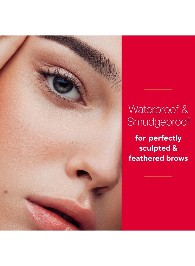 Mirabella Ultra Fine Brow Pencil, Anti-Chip Waterproof Eyebrow Pencil - Smudgeproof, Blendable & Retractable Eyebrow Pencil to Define and Fill In Brows Naturally - Dark - Image 2