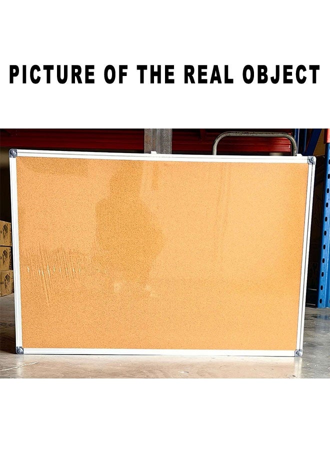 XIANGYU Wall Mounted Aluminum Alloy Frame Vision Cork Boards 60 x 90cm Bulletin Memo Writing Notice Letters Combination Board - Image 3