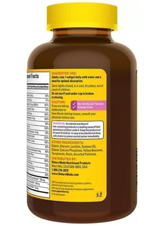 Nature Made Prenatal + Dha 200 Mg Multivitamin Softgels 150 Ct  - Image 2