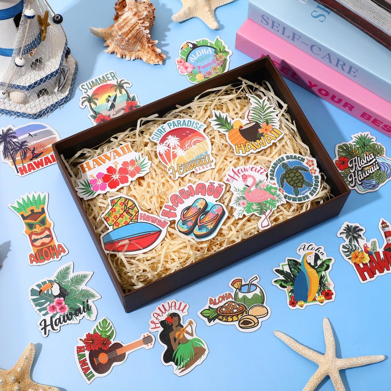 Konohan 30 Pcs Hawaii Souvenirs Gifts Hawaii Magnet for Refrigerator City Magnetic Refrigerator Stickers for Home Decoration - Image 4