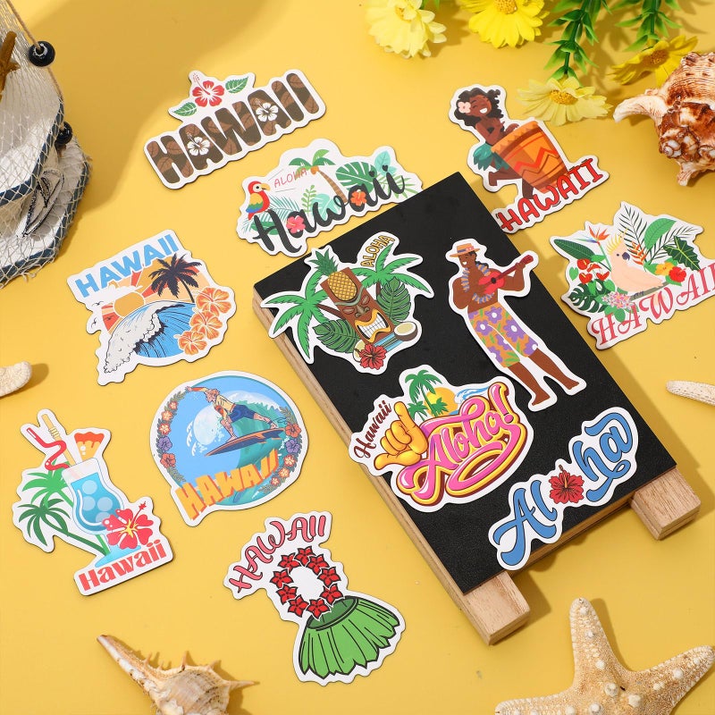 Konohan 30 Pcs Hawaii Souvenirs Gifts Hawaii Magnet for Refrigerator City Magnetic Refrigerator Stickers for Home Decoration - Image 3