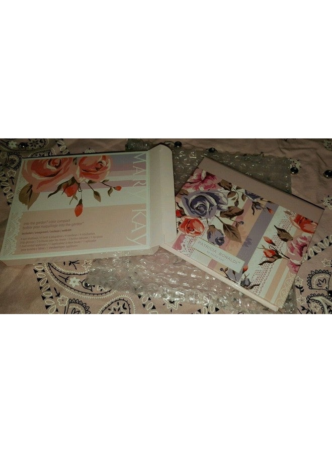 Mary Kay Into The Garden Color Compact 4 Eye Shadows 3 Lip Glosses 1 Duel Ended Applicator - Image 3