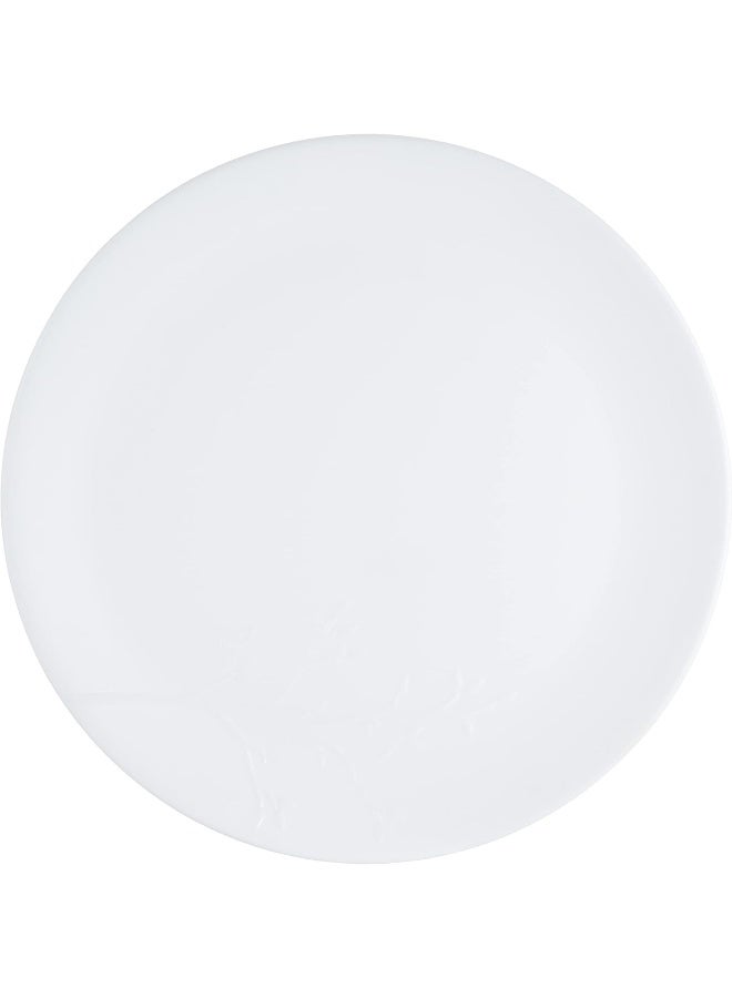 Servewell Melamine Horeca White Embossed Plate - 32cm - Image 1