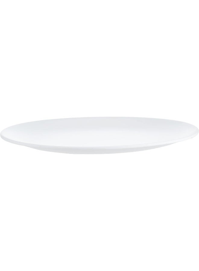 Servewell Melamine Horeca White Embossed Plate - 32cm - Image 2