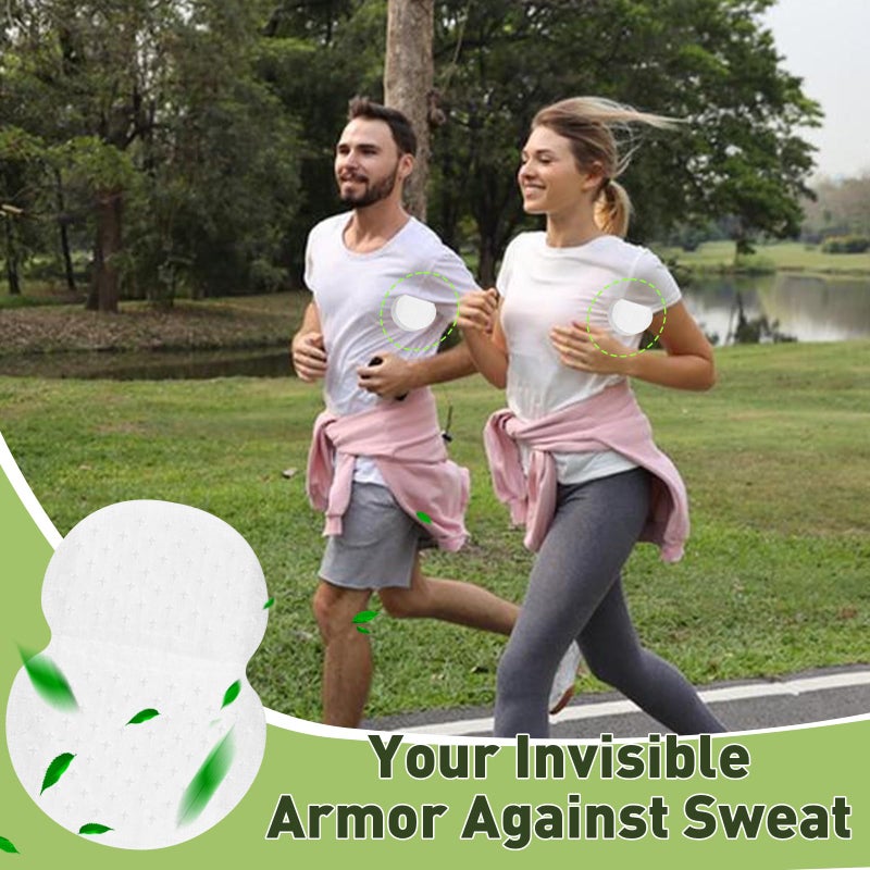 YSSPPOY 120 Packs Armpit Sweat Pads, Underarm Sweat Pads for Women and Men, Non-Visible, Comfortable Unflavored, Extra Adhesive, All-day Underarm Defense - Image 2