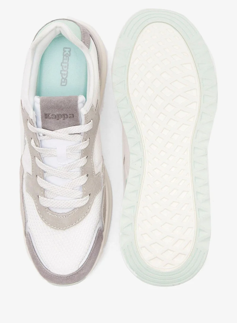 Kappa White Women's Lace-Up Sneakers for Women | Best Price UAE
