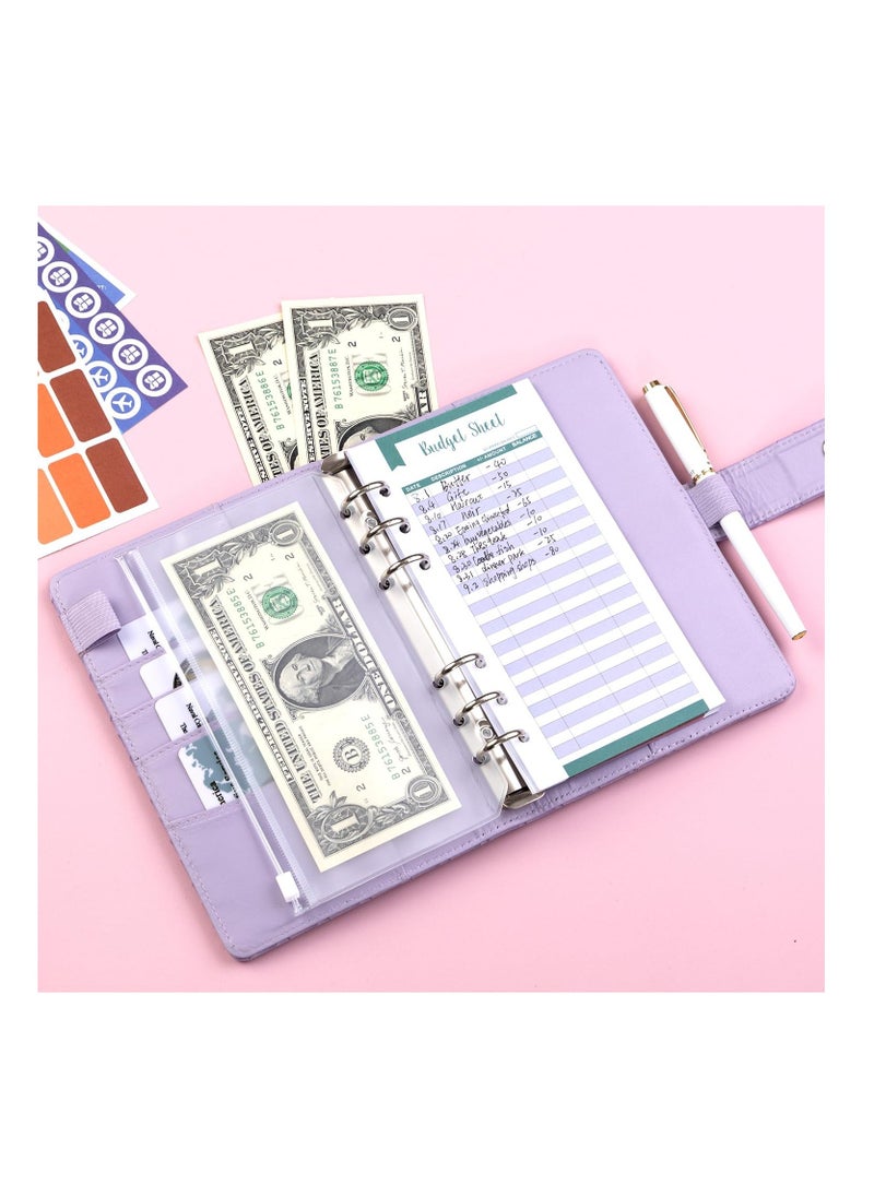 Y&D - Budget Binder with Zipper Cash Envelopes And Expense Sheets for Manage Your Money and Save Wisely Organizer Category Labels Savings Wallet Envelope - Image 1