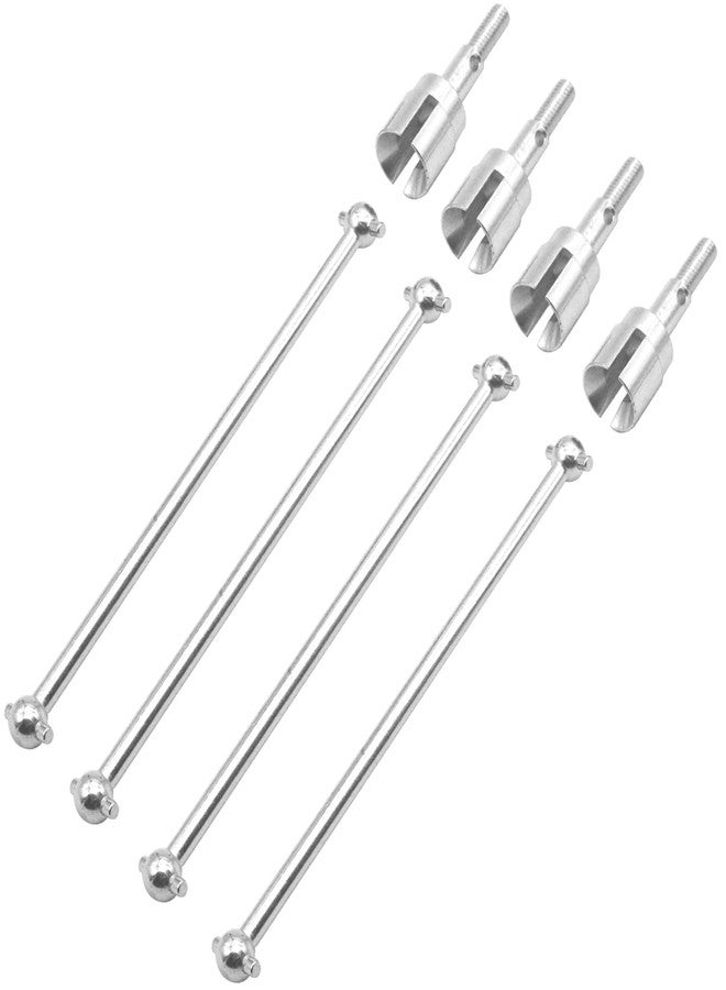 Vgoohobby Steel Dogbones 89.5mm Drive Shaft & Stub Wheel Axle 02033 Compatible with Redcat Volcano HSP Exceed 1/10 RC Car Truck - Image 1