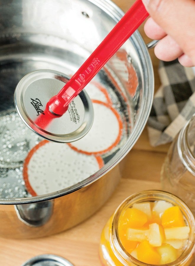 فور رن عصا/رافعة أغطية تعليب مغناطيسية من المزرعة إلى المائدة، بلاستيك، أحمر - Image 5