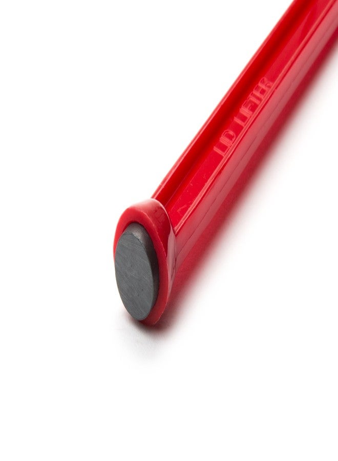 فور رن عصا/رافعة أغطية تعليب مغناطيسية من المزرعة إلى المائدة، بلاستيك، أحمر - Image 4