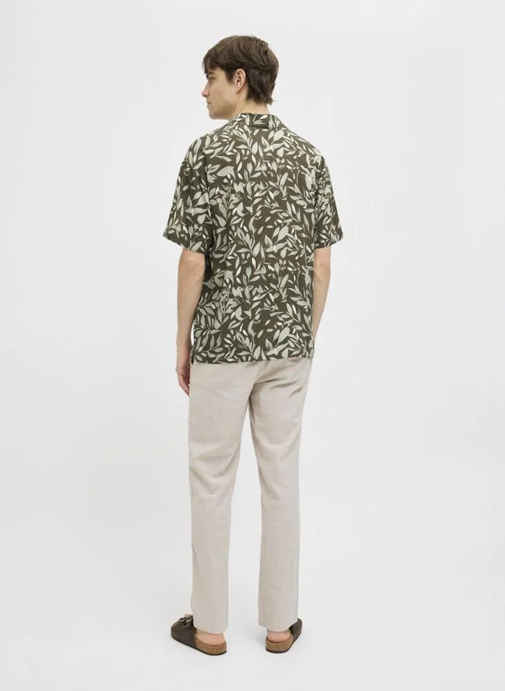 JJ Rebel Floral Printed Regular Fit Shirt