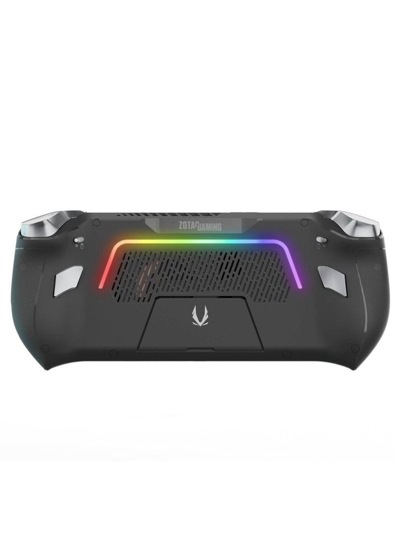 ZOTAC - ZONE Handheld Gaming Console, 7" AMOLED FHD 120Hz Touch Display, AMD Ryzen 7 8840U, 16GB RAM, 512GB SSD, AMD Radeon 780M Graphics, Windows 11 Home, Black | ZGC-G1A1W - Image 1