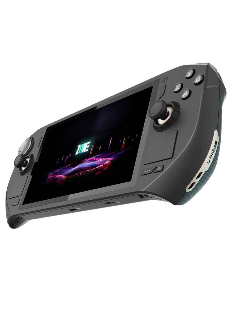 ZOTAC - ZONE Handheld Gaming Console, 7" AMOLED FHD 120Hz Touch Display, AMD Ryzen 7 8840U, 16GB RAM, 512GB SSD, AMD Radeon 780M Graphics, Windows 11 Home, Black | ZGC-G1A1W - Image 1