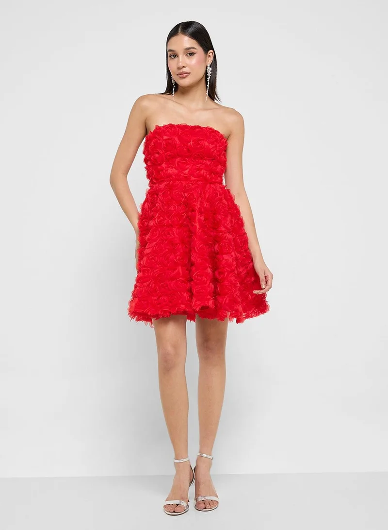 Ginger Boutique  Floral Fit Flare Dress for Women | Best Price UAE