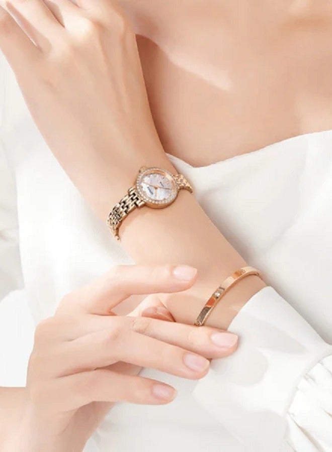 جيماكس 8262-CR-DW، ساعات كوارتز للنساء بسوار معدني - Image 2