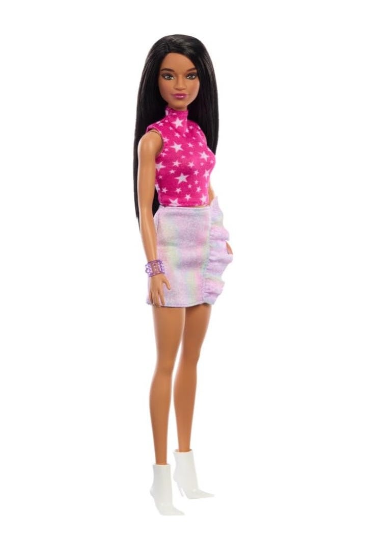 Barbie Barbie Fashionista Doll - Rock Pink and Metallic  - Image 1