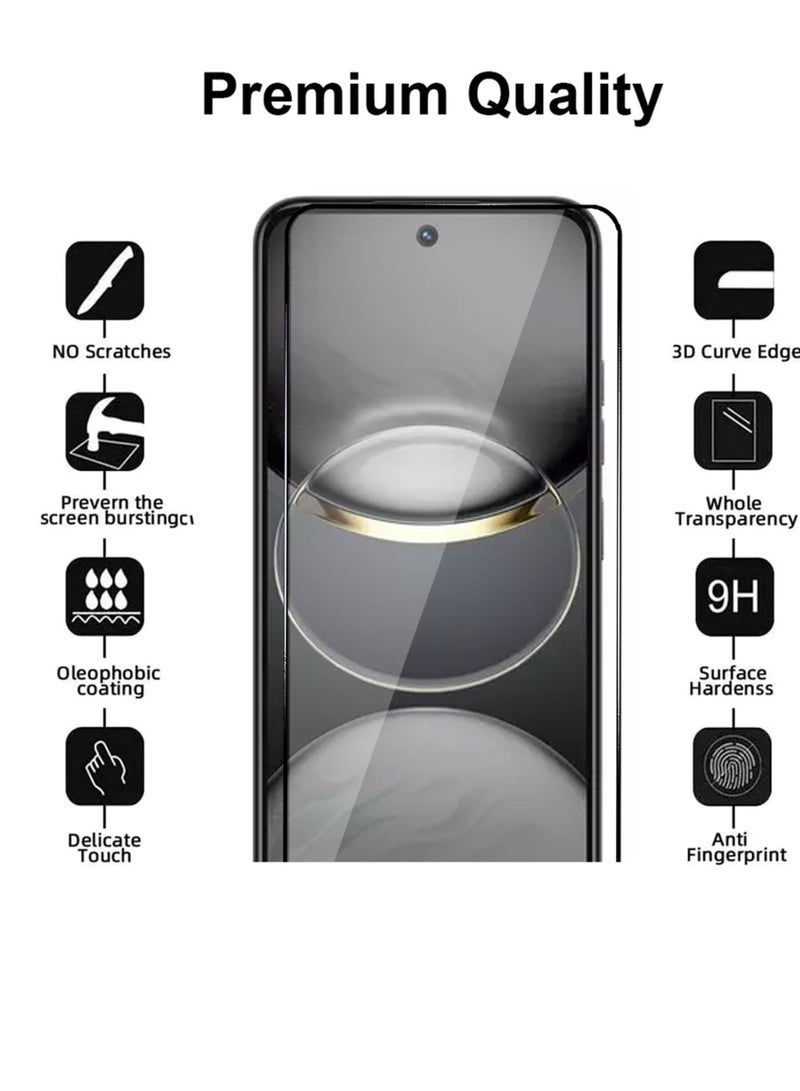 2 Pieces Tecno Spark 30C 5G Screen Protector – Edge to Edge Tempered Glass Screen Protector, High Transparency, Delicate Touch, Anti-Explosion, Smooth Arc Edges, Easy Installation - Image 2