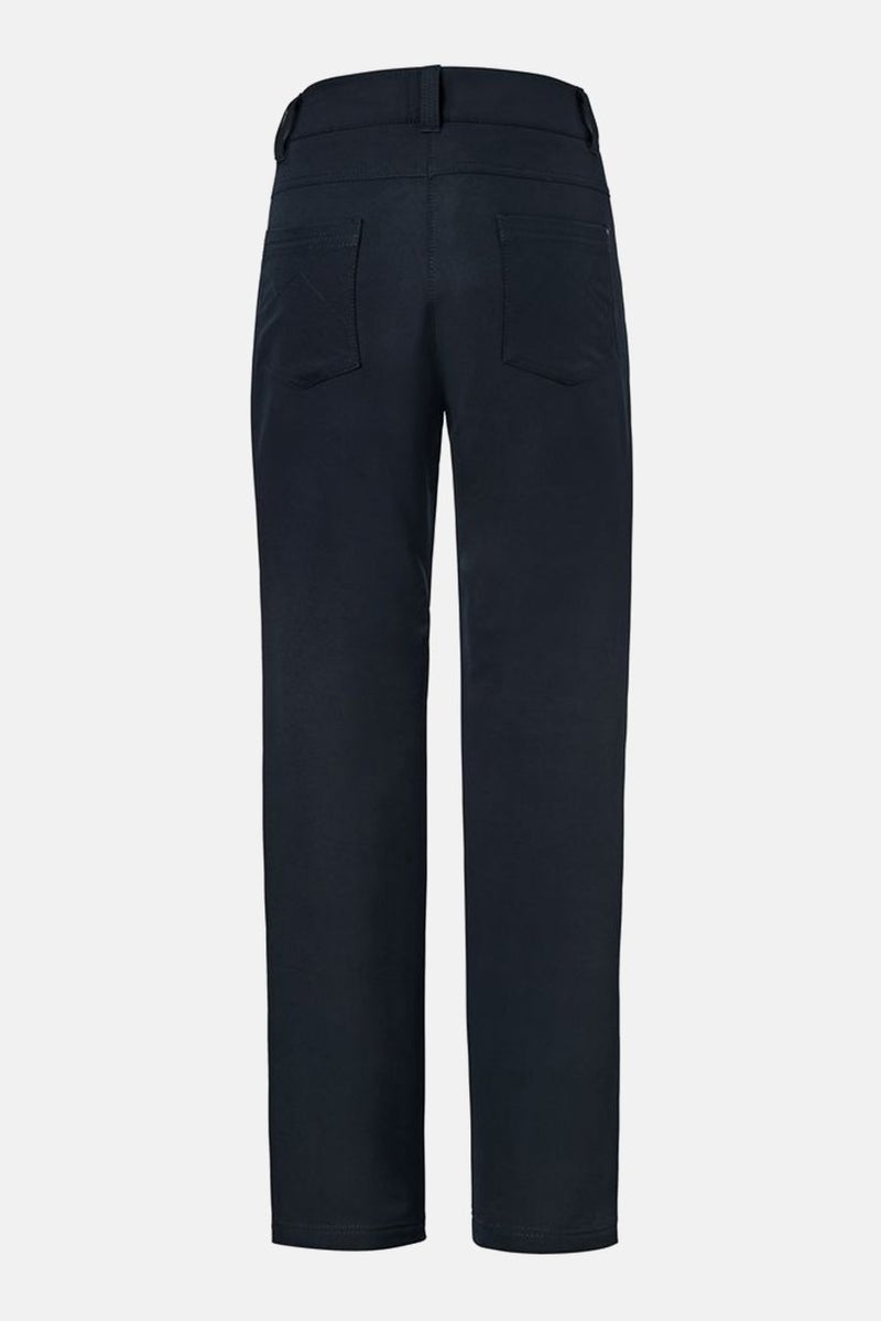 Tchibo Women Regular Fit Solid Stretchable Thermal Pants, Navy - Image 3