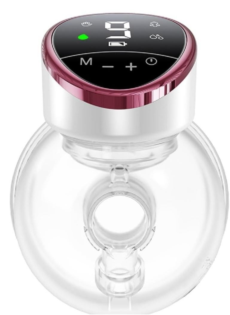 Womdee Electric Breast Pump Wearable,  Portable Lightweight Breast Pump pains-Free Rechargeable Breast Pump with 4 Mode & 9 Levels LED Display Hands Free Breast Pump  - Image 1