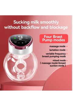 Womdee Electric Breast Pump Wearable,  Portable Lightweight Breast Pump pains-Free Rechargeable Breast Pump with 4 Mode & 9 Levels LED Display Hands Free Breast Pump  - Image 2