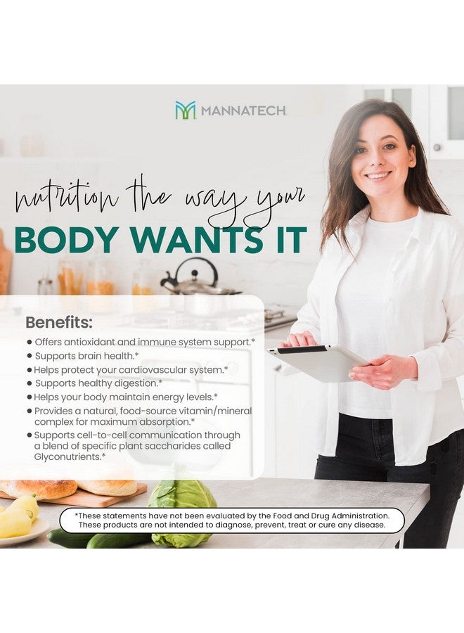 Mannatech NutriVerus Glyconutritional Supplement, 5.3oz/150g with Naturally Sourced Vitamin A, Vitamin C, Vitamin B Complex and Vitamin D. Rich in Antioxidants Supplement and Promotes Immune Support Supplement - Image 4