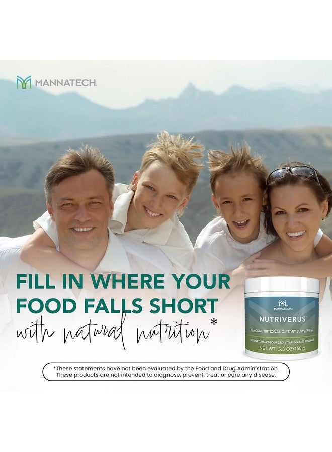 Mannatech NutriVerus Glyconutritional Supplement, 5.3oz/150g with Naturally Sourced Vitamin A, Vitamin C, Vitamin B Complex and Vitamin D. Rich in Antioxidants Supplement and Promotes Immune Support Supplement - Image 5