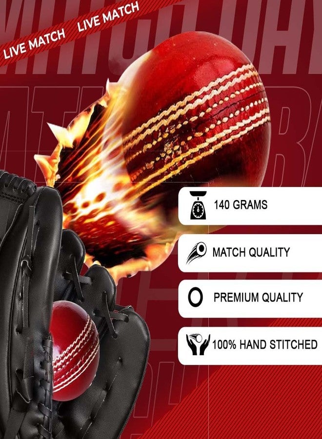 Fully Cricket Balls for Practice Matches | White Cricket Leather Ball (Pack of 1) - Image 4