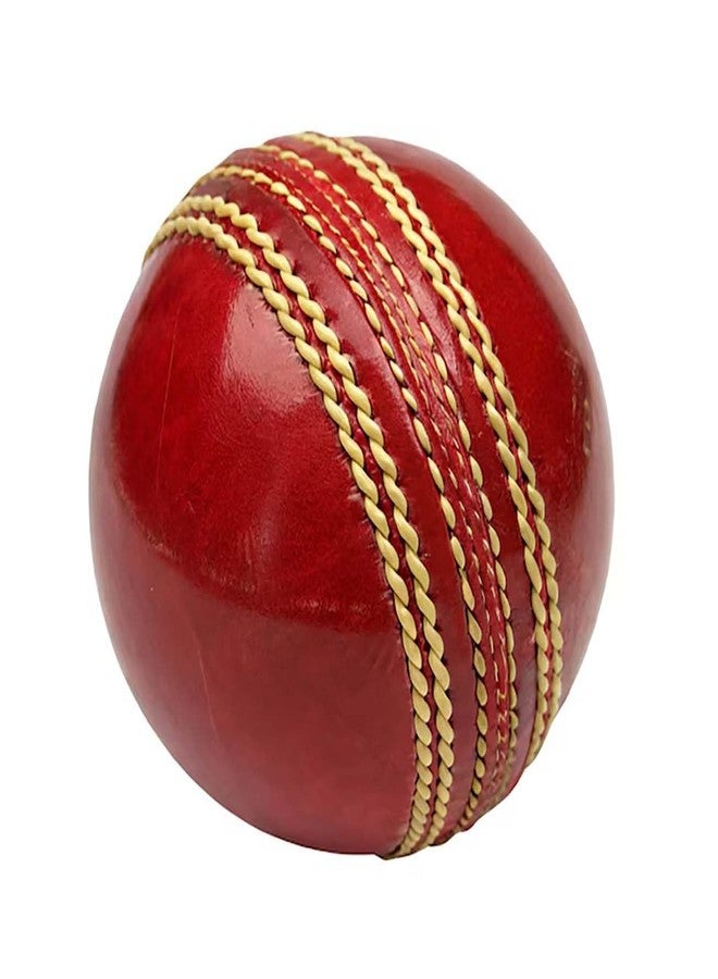 Fully Cricket Balls for Practice Matches | White Cricket Leather Ball (Pack of 1) - Image 2