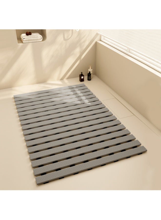 Bathroom Anti-Slip Mat for Bathtub Quick-Dry,Anti-Skid Grey 60x43cm - Image 2