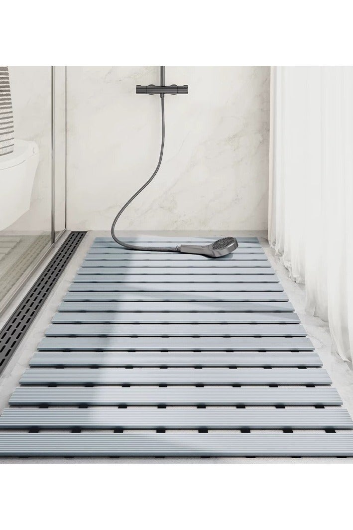 Bathroom Anti-Slip Mat for Bathtub Quick-Dry,Anti-Skid Grey 60x43cm - Image 5