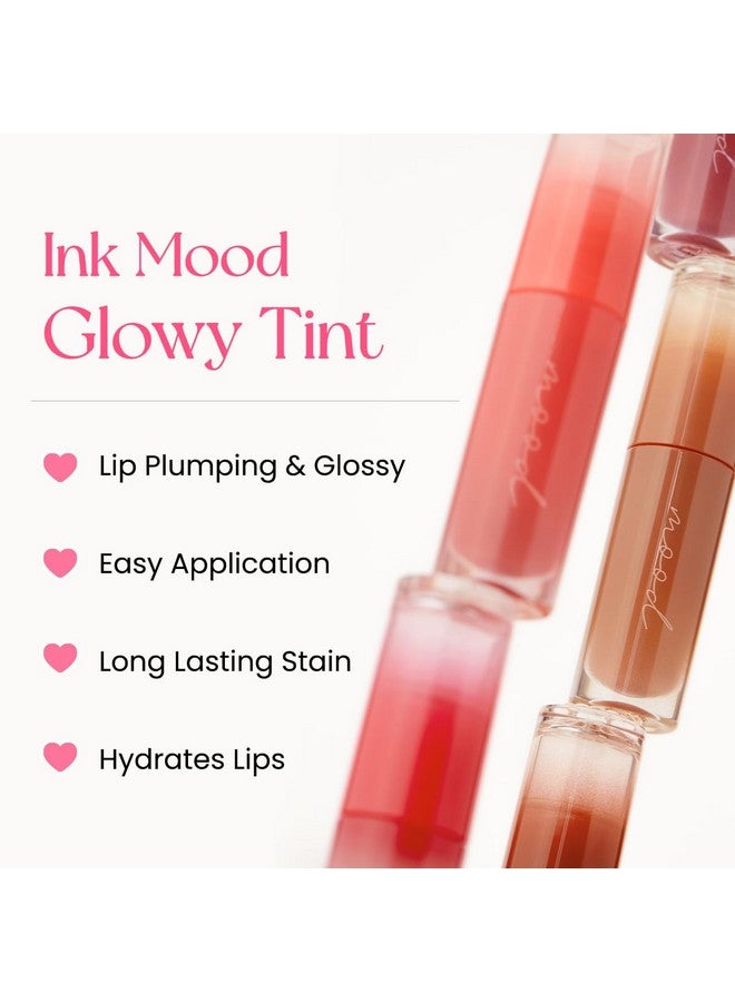 لون الشفاه اللامع من Ink Mood 021 Cooling Pink (Lucky Lottery) - لون الشفاه، صبغة الشفاه، لون لامع - Image 1
