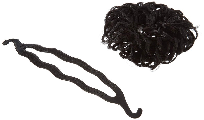 Chanderkash Upa202214 Synthetic Hair Juda/Rubber Maker, Black With Free 1 Plastic Bun Maker - Image 5