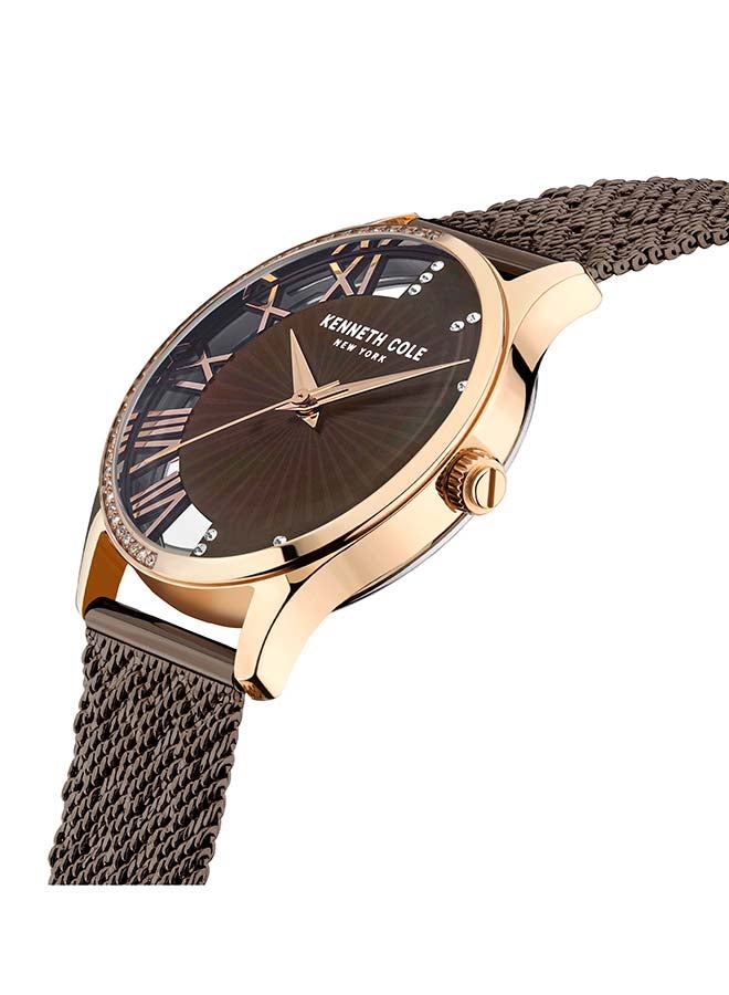 Kenneth Cole New York Transparency 36mm Quartz Analog Mother-of-pearl Dial Watch For Women - Image 3