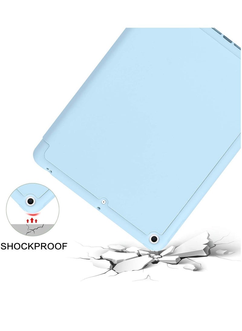 iPad 6th Generation Case, iPad 5th Generation Case with Pencil Holder, Premium Folio Folding Stand Smart Auto Wake/Sleep Protective Tablet Cases Cover for Apple iPad 9.7" 2018/2017. - Image 2