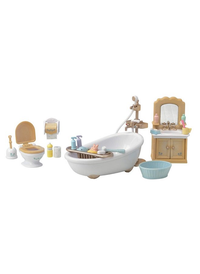 Calico Critters Calico Critters Country Bathroom Set - Toy Dollhouse Furniture and Accessories Set for Ages 3+  - Image 1