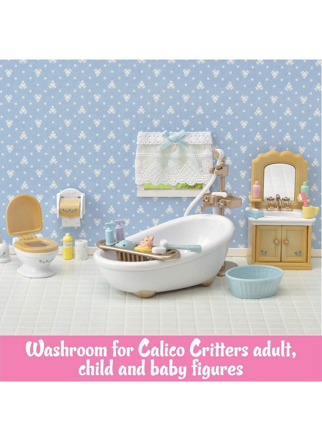 Calico Critters Calico Critters Country Bathroom Set - Toy Dollhouse Furniture and Accessories Set for Ages 3+  - Image 3