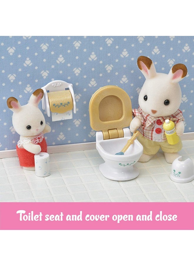 Calico Critters Calico Critters Country Bathroom Set - Toy Dollhouse Furniture and Accessories Set for Ages 3+  - Image 5