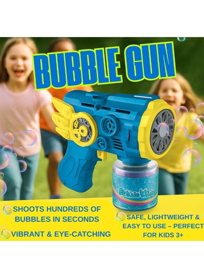 Bubble Maker Gatling Bubble Gun Machine Toy for Kids with Bubble Solution Indoor and Outdoor Toddlers Bubble Launcher Machine for Girls and Boys - Image 5