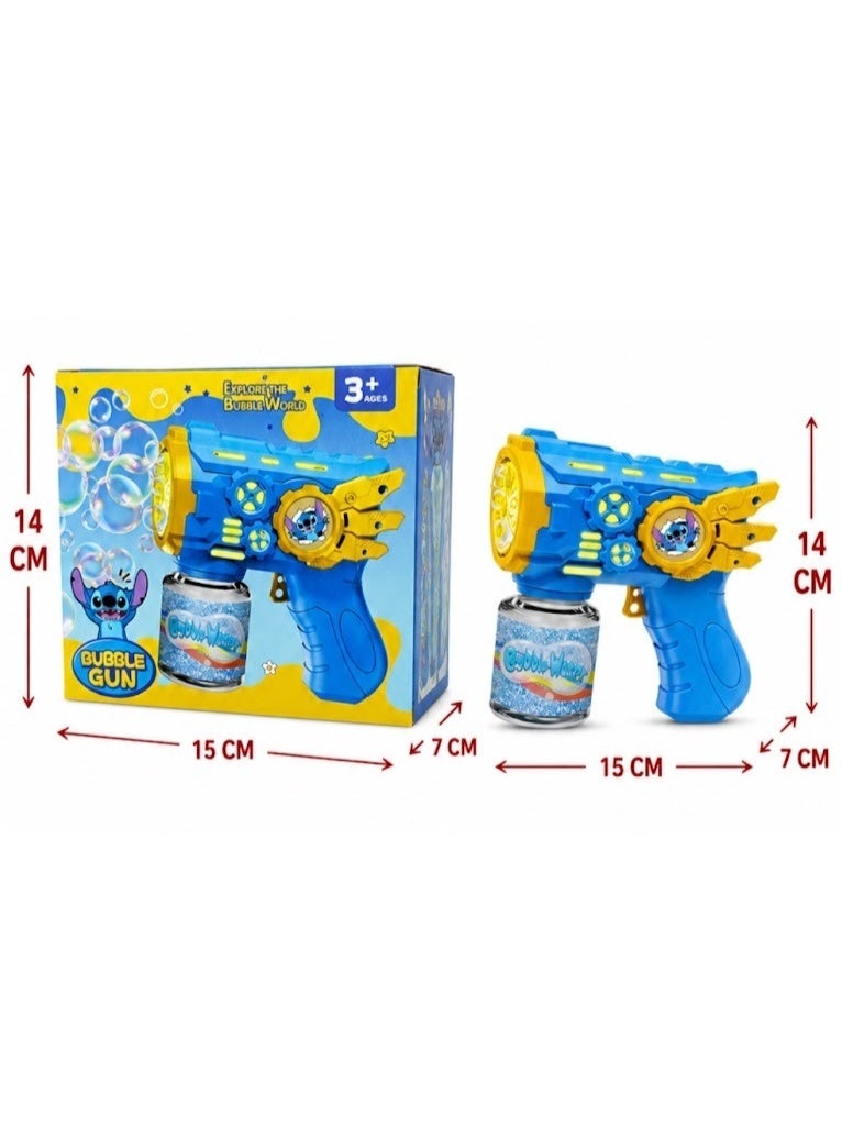 Bubble Maker Gatling Bubble Gun Machine Toy for Kids with Bubble Solution Indoor and Outdoor Toddlers Bubble Launcher Machine for Girls and Boys - Image 1