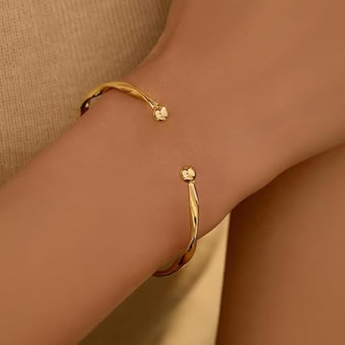 Peora Gold Plated Fancy Kada Bracelet Fashion Jewellery for Women & Girls - Image 2