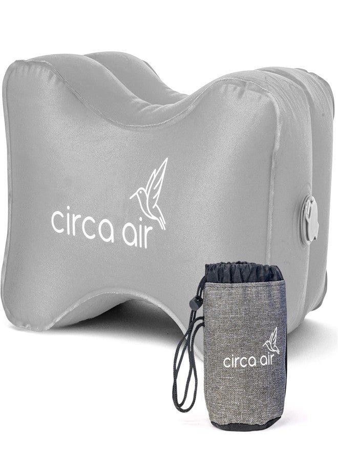 Circa Air وسادة ركبة قابلة للنفخ من سيركا - للذين ينامون على الجانب، وسادة ركبة للسفر بين الساقين للنوم، وسادة لتخفيف آلام العصب الوركي، خفيفة ومضغوطة - Image 1