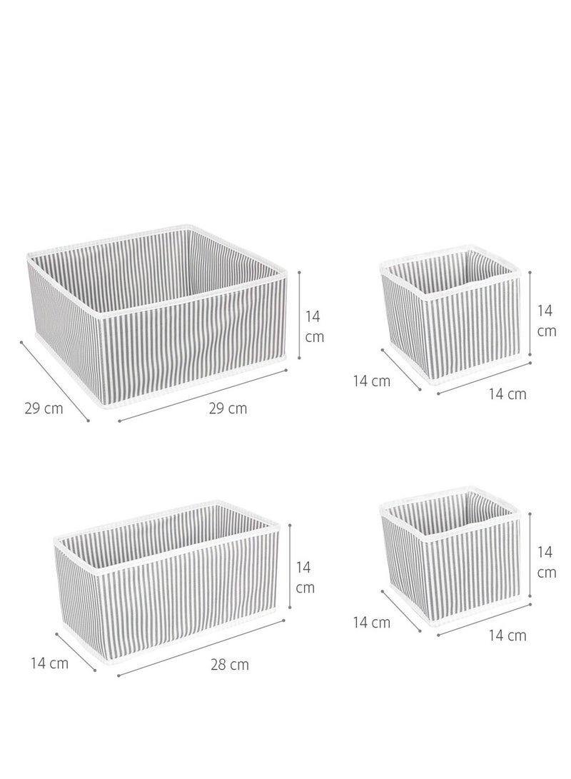 ALAS EV TEKSTIL DRAWER ORGANIZER SET 4 PACK - Image 3