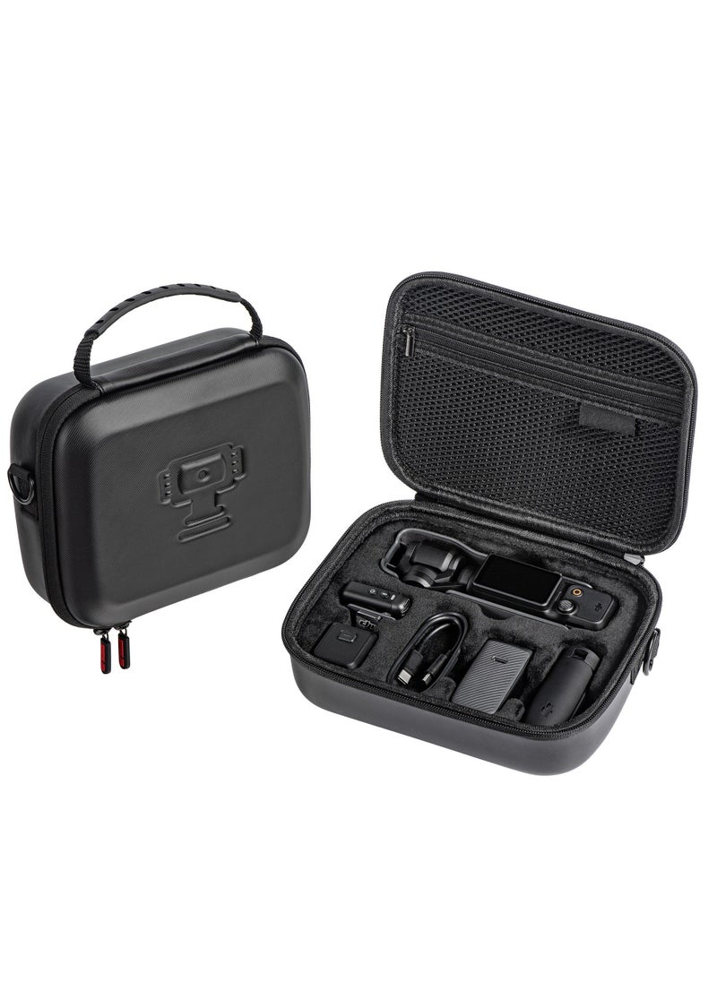 Anmi - Carrying Case for DJI Osmo Pocket 3, Portable PU Storage Protective Bag for DJI Osmo Pocket 3 Creator Combo Accessories with shoulder straps[Case Only] - Image 1