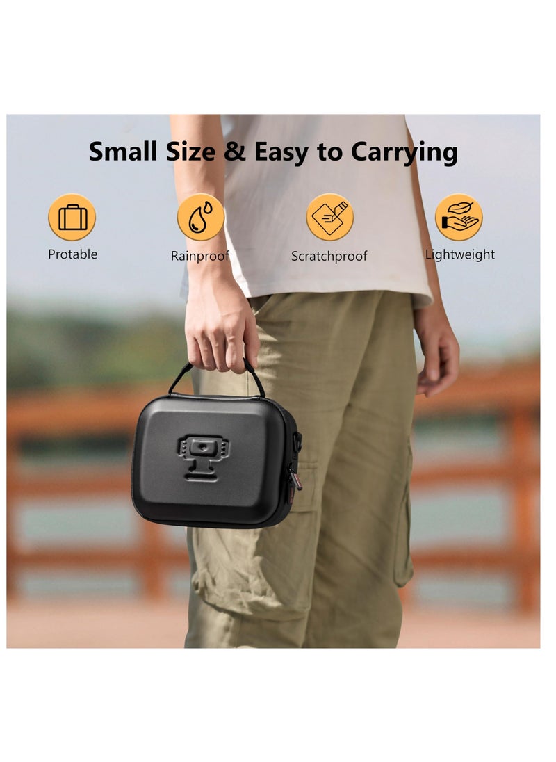 Anmi - Carrying Case for DJI Osmo Pocket 3, Portable PU Storage Protective Bag for DJI Osmo Pocket 3 Creator Combo Accessories with shoulder straps[Case Only] - Image 1