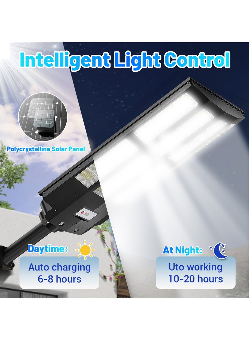 أويدي مصباح خارجي شمسي  واط - إضاءة قوية بزاوية واسعة - حساس حركة - 6500K LED - مقاوم للماء IP66 - مع جهاز تحكم عن بعد - مناسب لمواقف السيارات والشوارع والحدائق  - Image 3