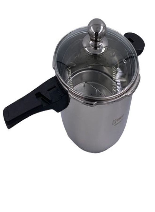DESSINI - DESSINI-ITALY Stainless Steel 2pcs Pressure Cooker Set - Image 1