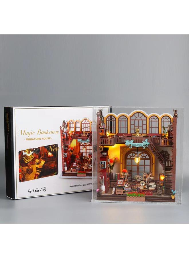 Creative DIY Magic Book House 3D Handmade Assembled Ornaments Toy Gifts Toy Gifts - Image 1